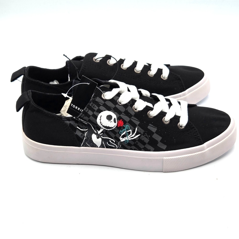 Disney Nightmare Before Christmas Shoes sz 10 Canvas Sneakers Jack Sally Torrid